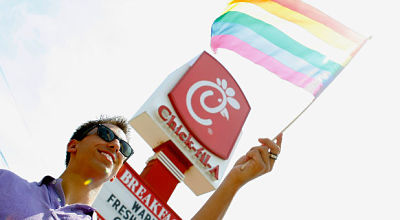 gays at Chick-fil-A